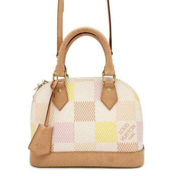 Louis Vuitton Damier Ebene Brown Alma Handbag Bag - Picture 1 of 8